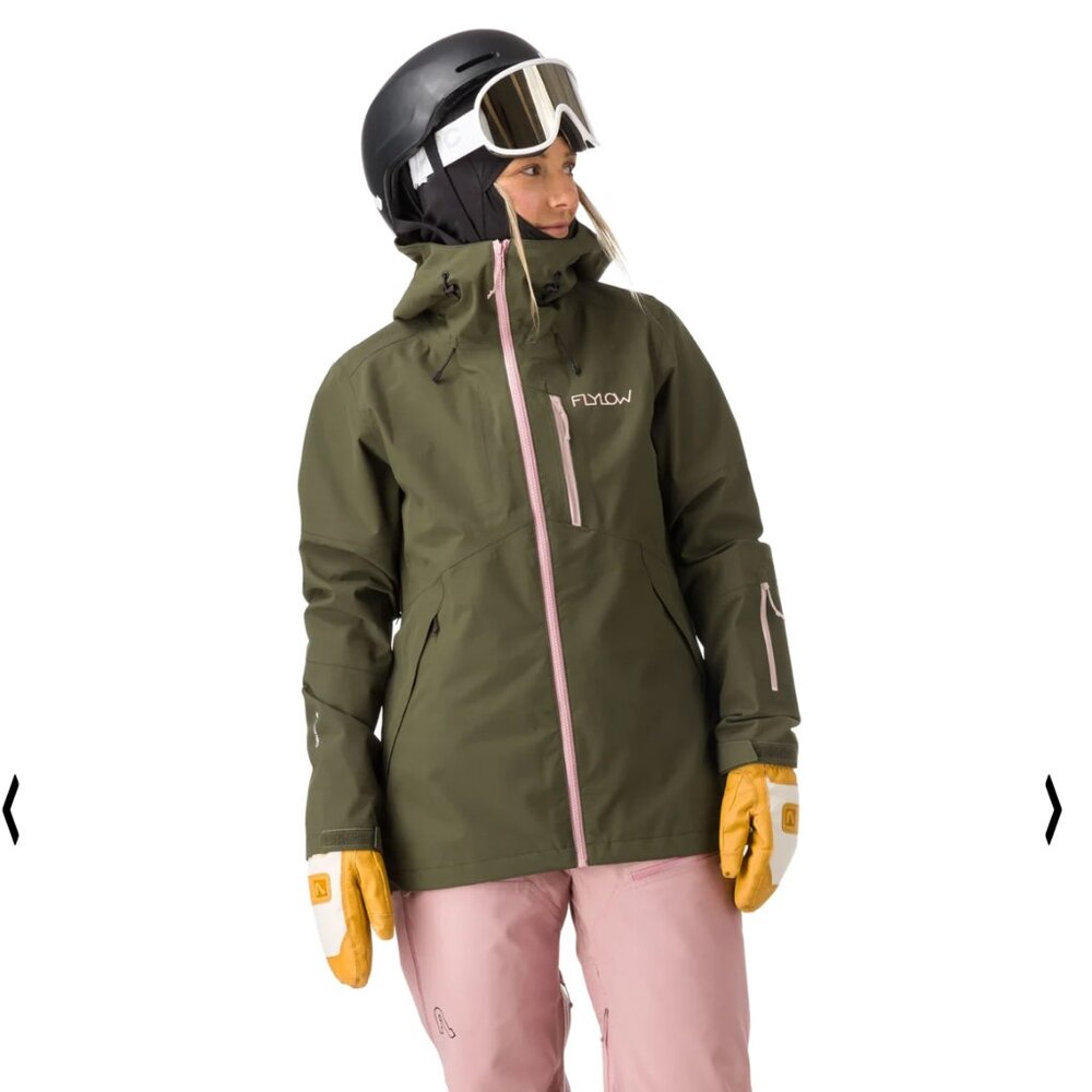 NWT 2025 Women’s Flylow Billie Coat Ski Snowboard Jacket, Evergreen, Size Small